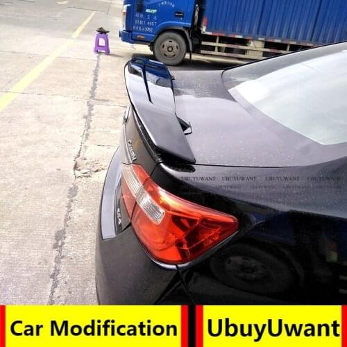 Car Lip Spoiler Universal For All Sedan Car ABS Plasitc Primer Color Rear Trunk Tail Wing For TOYOTA CAMRY 2013-2016