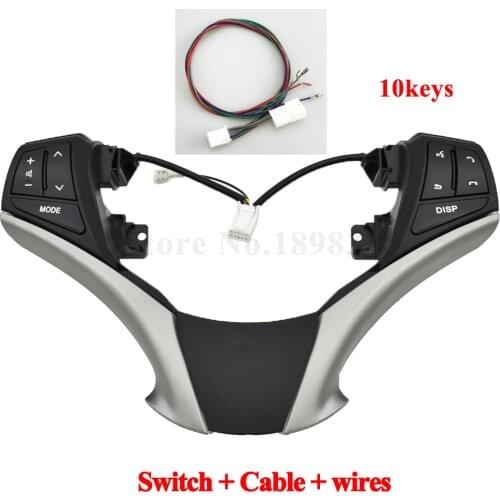 Good quality Multifunction Steering Wheel Combination Control Switch With Cable with line For Toyota Yaris vios 2013-2016