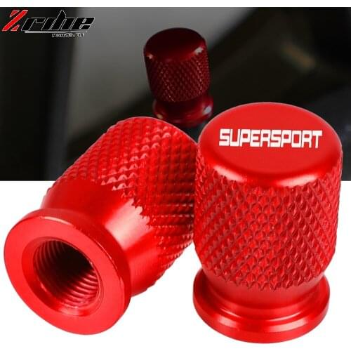 Motorcycle Accessorie For Ducati Supersport Super Sport 2003 2004 2005 2006 Wheel Tire Valve Caps CNC Aluminum Airtight Covers