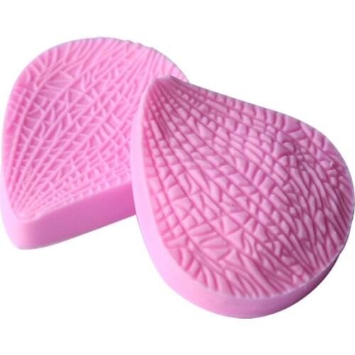 Multi Texture Leaves Silicone Fondant Cake Molds Soap Chocolate Mould For The Kitchen Baking Clay Mould D435