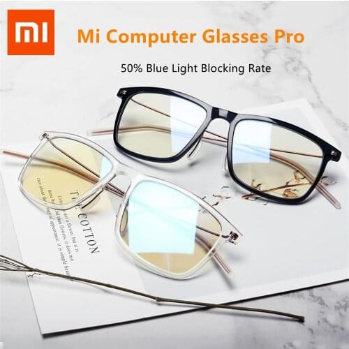 Xiaomi Mijia Anti-blue light Goggles Pro 50% Blue Blocking Rate Mi Computer Glasses Pro Double-sided Oil Resistance TR90 Frame
