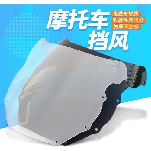 Motorcycle Windscreen Airflow Deflector Windshield For KAWASAKI ZXR250 ZXR 250