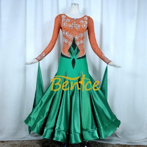 Ballroom Dance Competition Dresses Women/Ballroom Dresses/Ballroom Waltz Dresses/Ballroom Dancing/Waltz Dress