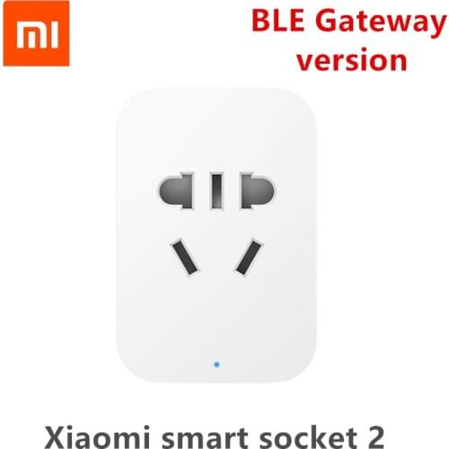 Xiaomi Mi Smart WiFi Socket 2 Plug bluetooth gateway Version Remote Control Work With Xiaomi Smart Home Mijia Mi home APP