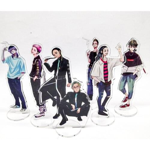 Tokyo Revengers New Figure Manjiro Ken Takemichi Hinata Atsushi Acrylic Stand Model Plate Desk Decor Standing Sign Anime Gifts