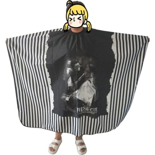 Hair Anti-Sticking Adult Hairdressing Haircut Dyeing Coloring Wrap Cape Gown Apron Cloth for Salon Barber Shop E691