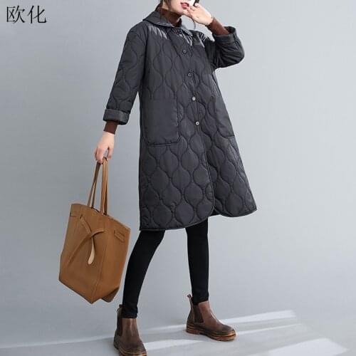 2020 Autumn New Cotton Coats Large Sizes Winter Warm Women Parka Plus Size Warm Thicken Quilted Down Jacket Parka Jacket Coats