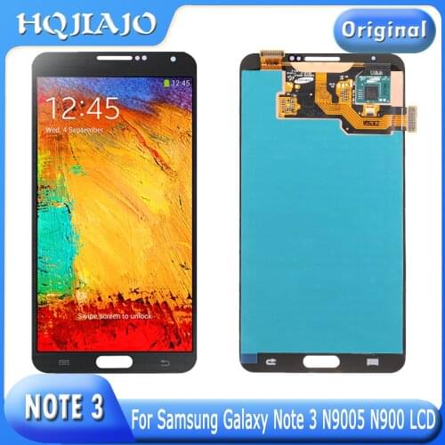 Original LCD For Samsung Galaxy Note 3 N9005 N900 N900 ATAT LCD Display Touch Screen Digitizer Assembly No Frame