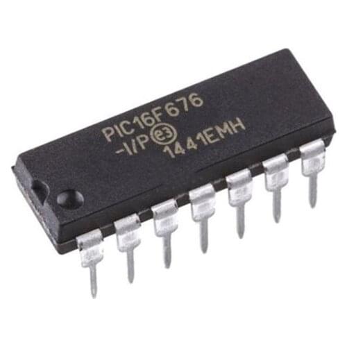 10PCS New PIC16F676-I/P DIP14