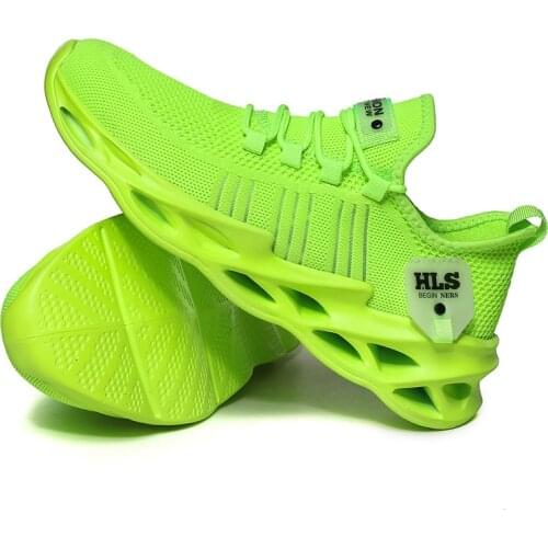 2020 Breathable White Women Sneakers Green Mens Running Shoes Outdoor Sport Casual Couples Gym Mens Shoes Black Trainers Male