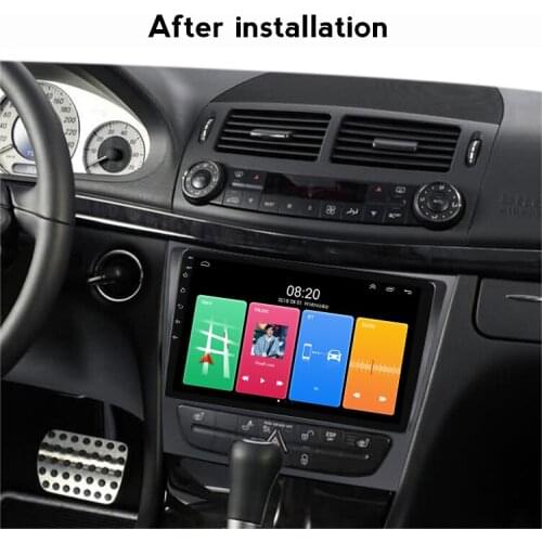 2din Android 11 Car GPS Radio Player For Mercedes Benz E-Class W211 E200 E220 E350 E240 E280 CLS 350 W219 W463 CLK W209 WiFi RDS