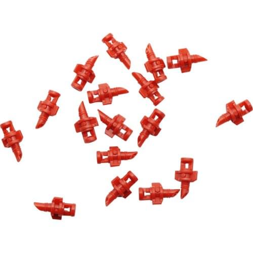 50 Pcs Garden Irrigation Simple Refraction nozzle Watering Flower Mist Nozzle Threaded connection 90/180/360 Degrees Sprayer