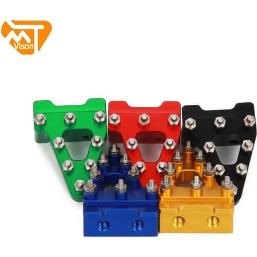 Motorcycle Accessories Aluminum Rear Brake Pedal Step Tips For HONDA CRF50 XR50 SSR SDG TAO Coolster 70 90 107 110 125