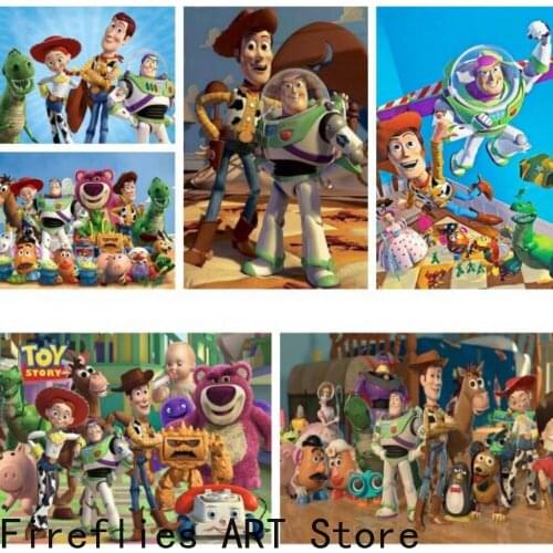 5D DIY Diamond Painting Disney Toy Story Diamond Embroidery Full Square Round Mosaic Picture Cross Stitch Kits Home Decor