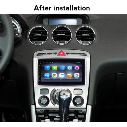 7" Touch Screen Car Radio DSP Carplay 2Din Head Unit For Peugeot 308 2008-2015 Autoradio Multimedia Dvd Player GPS Navi USB Wifi