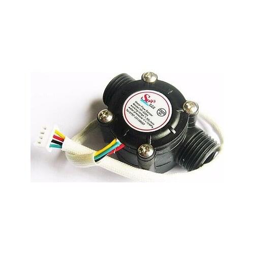 F001 G1/2 Water Flow Sensor Hall Flow Sensor Switch Flow Meter Flowmeter Water Control Counter DN15 1-30L/min