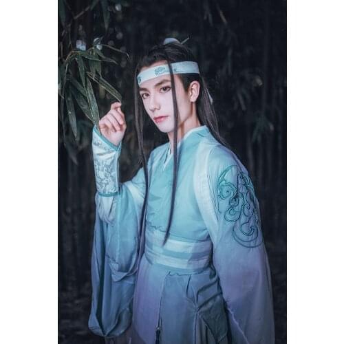 Anime MO DAO ZU SHI Lan Zhan Lan Wangji Cosplay Costume The Untamed TV Series Halloween Costumes For Women Men