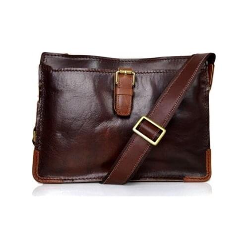 Leather satchel mens leather messenger ladies handbag shoulder bag ipad tablet holder leather bag dark brown