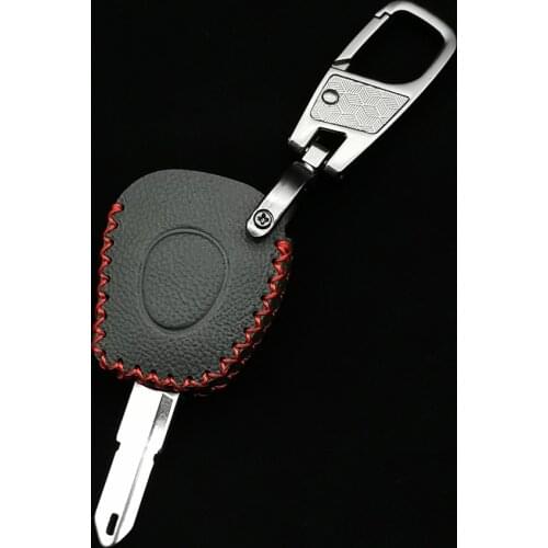 For Renault Twingo Megane Scenic Laguna Espace Clio New Style Leather Car Key Case Shell 1 Button Remote Car Cover