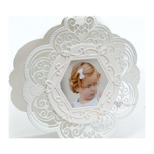 Lace oval round frame metal Cutting Dies Stencils DIY Scrapbooking Paper/photo Cards Embossing Dies