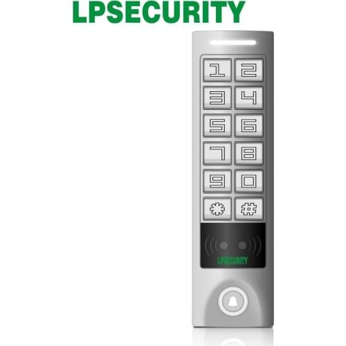 LPSECURITY Door Access Control Reader 125KHz RFID EM WG26 IP65 Waterproof sKey W-s