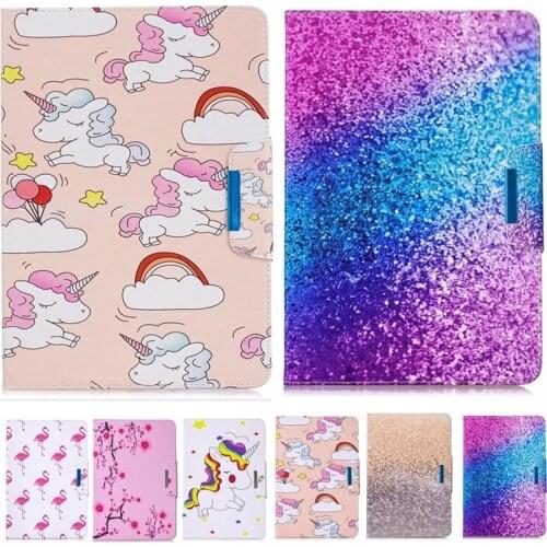 Cute Unicorn Flamingo Cover For Samsung galaxy Tab S4 10.5 SM-T830 T835 T837 Tablet cover Funda For samsung galaxy Tab S4 case