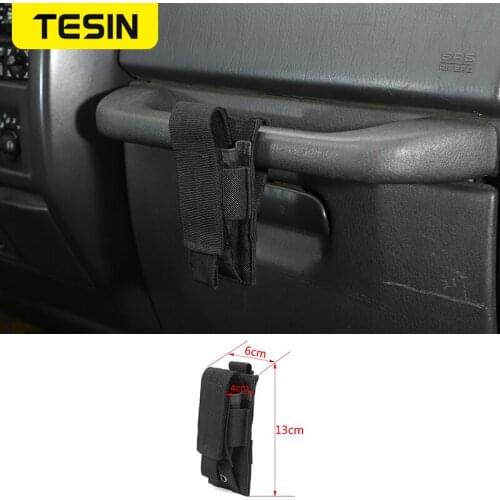 TESIN Stowing Tidying For Wrangler Car Seat Storage Bag For Jeep Wrangler TJ JK JL JT Universal Accessories