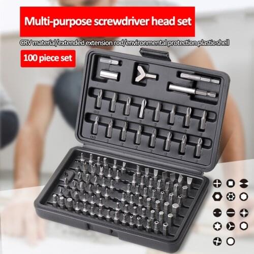 Multi Screwdriver Set with Bit Driver Electric Screwdriver Head Cross Slotted Torx Screwdriver Bits Sleeve Electric Screwdriver