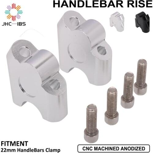 Motorcycle 2 Inch Pivoting Handlebar Riser For 7/8" 22mm fat handleBars Clamp handleBar Universal Anodized