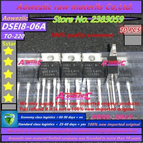 100%new imported original DSEI8-06A DSE18-06A DSA60C100PB DSA60C DSEI12-06A DSE112-06A HUF75333P 75333P HUF75345P3 75345P TO-220
