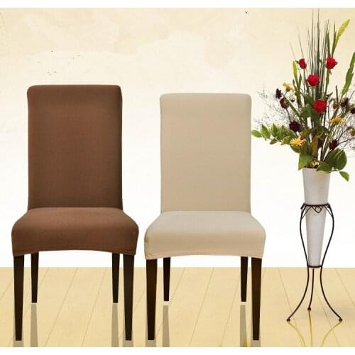 Thick knitted Fabric Universal Spandex Chair Cover Dining Chair CoversMitting/Event Chait Cloth Banquet Decoration Stretch Cove