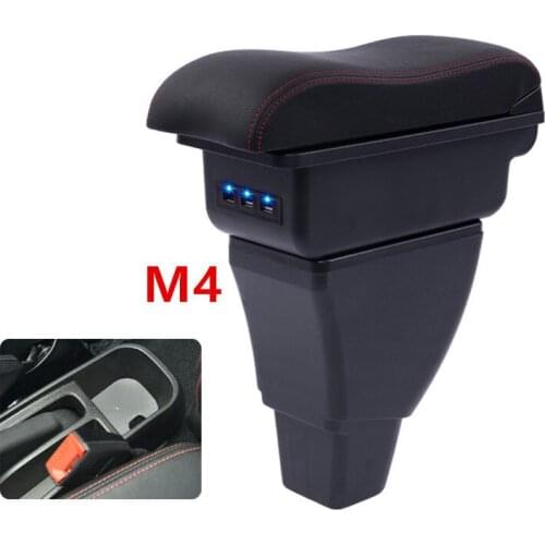 For Great wall hover M4 armrest box USB Charging heighten central Store content box cup holder ashtray accessories parts