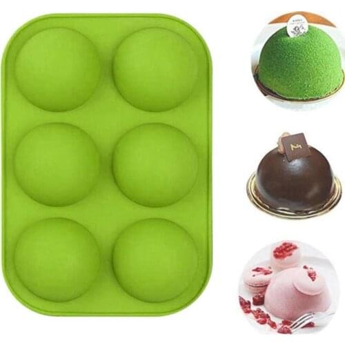 Ball Sphere Silicone Mold For Cake Pastry Baking Chocolate Candy Fondant Bakeware Round Shape Dessert Mould DIY Decorating