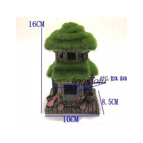 Resin shrimp house fish tank simulation landscape decoration