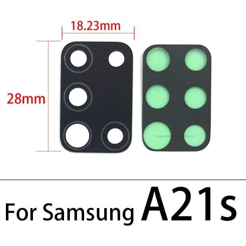 50Pcs Back Rear Camera Glass Lens For Samsung Galaxy A10 A20 A30 A40 A50 A70 A30s A50S A31 A41 A51 A71 A70s A21s M31s With A