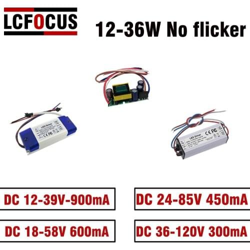 Lighting Transformer 1W 3W 5W 12W 18W 24W 30W 300mA 450mA 600mA 600mA 900mA Power Supply DIY Lamp Floodlight Spotlight