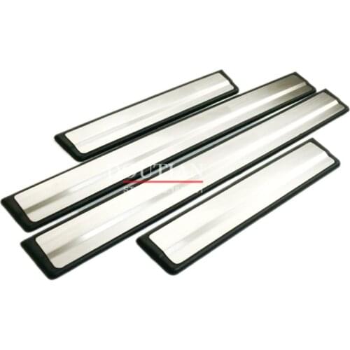 High quality stainless steel door sill Scuff Plate Welcome Pedal 4pcs For Rogue X-Trail t32 Car-Styling Accessories 2018 2017
