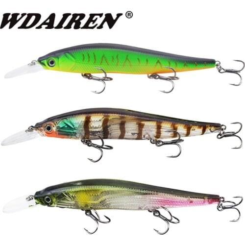1Pcs Floating Minnow Fishing Lure 135mm 15.5g Wobblers Pesca Artificial Hard Bait With 3 Hook Crankbait Bass Carp Fishing Tackle
