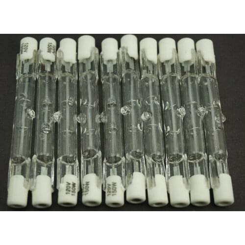 10 x HALOGEN LIGHT BULB 120V 150W 150 WATT J TYPE T3 78mm (R7s) Halogen Bulbs