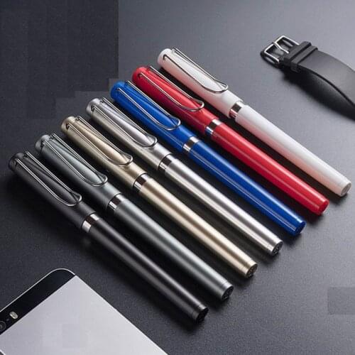 200 pcs/lot, Hight-quality gel pen carbon office advertising black 0.5mm water pen stationery for Office/School/Bank