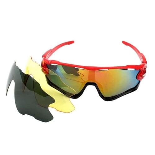 2021 3PCS Outdoor Sports Cycling Glasses Mountain Bike Cycling Goggles UV400 Photochromic Men Cycling Sunglasses Unisex Eyewear