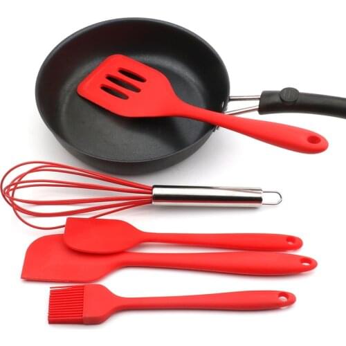 5Pcs/set Convenience Silicone Cooking Tools Portable Kitchen Oil Brush Egg Beaters Kitchenware Household Silicagel Cookware Item