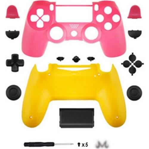 Colorful Game Controller Shell Case Replacement Anime Color Handle Case for PS4 Slim JDM-040 Game Console Accessories