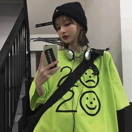 Cheap wholesale 2021 women fashion clothing New Summer Hot selling goth woman tshirts lady beautiful nice graphic tee Ay7055