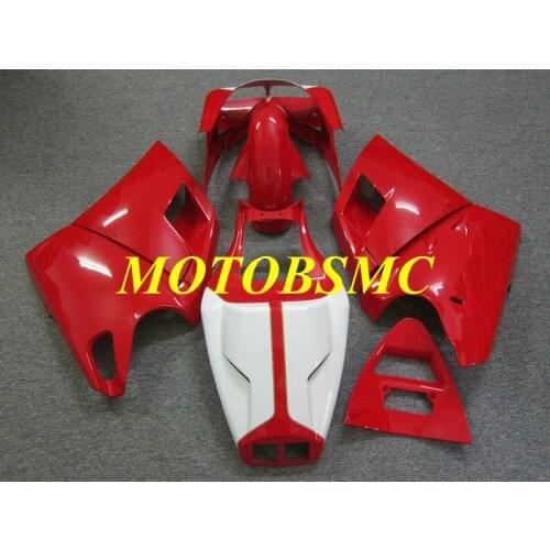 Injection mold Fairings bodywork for 748 916 03 04 05 996 998 2003 2004 2005 Red white Fairing body kit+gifts DB34