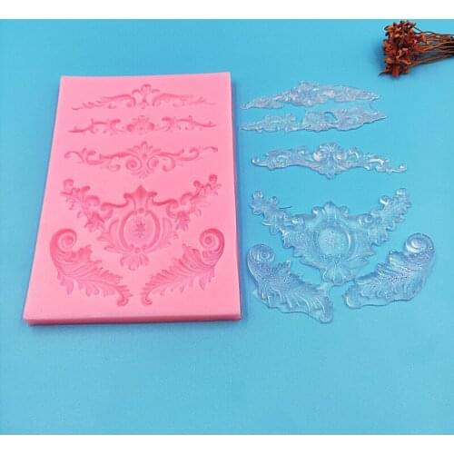 European Style Lace Cake Decorating Mold Kitchen Bakeware Moulds Sugarcraft Candy