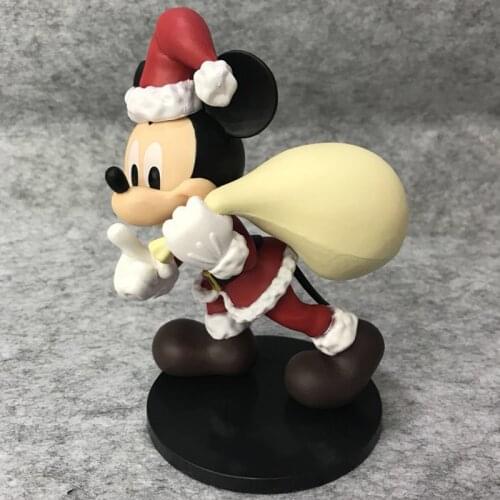 Disney Minnie Mickey Mouse Action Figure Toys Christmas Devil Mummy Series Collection Room Cake Decoration Gift for Kids