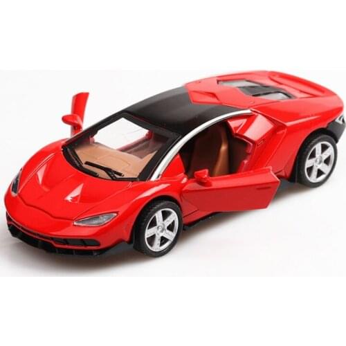 Hot LP770 1:36 Car Alloy Sports Car Model Diecast Super Racing Pull Back Car For Children Gifts