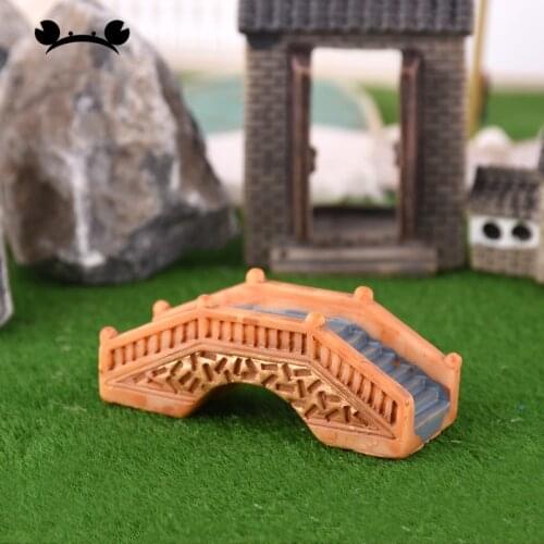 Small Arch Bridge Model Toy Palace Style Micro Accessories Resin DIY Kid Game