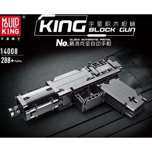 MOULD KING The Glock Automatic Pistol Model sets Assembly Building blocks Bricks Toys Gifts
